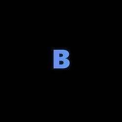 B logo