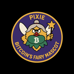 Bitcoin's Fairy Mascot logo