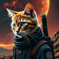 Elon's Space Cat logo