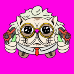 Felix the lazer cat logo