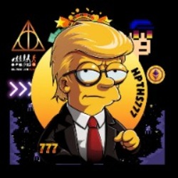 HarryPotterTrumpHomerSimpson777Inu logo