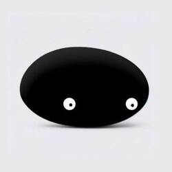 Just a Black Rock on Base logo