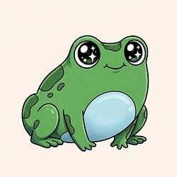 just a frog logo