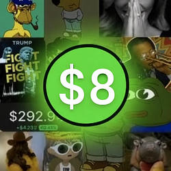 Just Hold $8 Worth logo