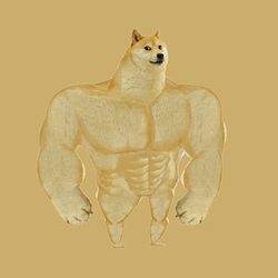 Swole Doge logo