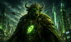 The Green Bull logo